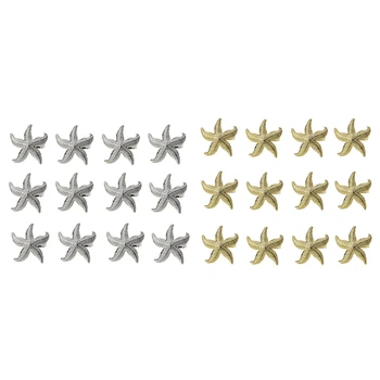 Hviezdice Krúžky Na Obrúsky 12 Silver Námorných Letné Svadobné Party Pláži Tabuľka Dekor Jednoduché Použitie