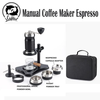 iCafilas Ručný kávovar na Espresso Maker taliansky Thickener vysokotlakové Strane kávovaru Latte Americký Prenosné