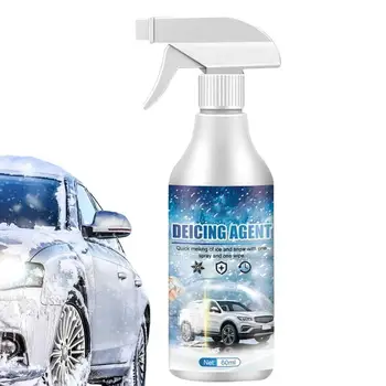Ice-Off čelné Sklo Spray 60ml Silný Odmrazovanie Kvapaliny Auto Príslušenstvo Pre Okamžite Topenia Ľadu Na Sklo Výfukového Potrubia Spätného