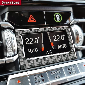 Klimatizácia Zobrazenie Teploty Panel Rám z Uhlíkových Vlákien Dekoratívne Výbava Pre BMW 8 Séria G14 G15 g16, ansel 2019-2023 Auto Príslušenstvo