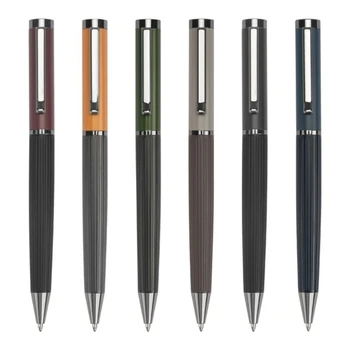 Kovové Podpisový Pero s Pen Klip Naplniteľné Napísať Smoohtly Business Darček Pero