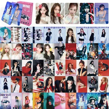Kpop 55pcs SOM Photocard LOMO Kartu som BAŇA Nový Album Pohľadnicu Yujin Gaeul Wonyoung LIZ Rei Leeseo Darček Fanúšikov Zber