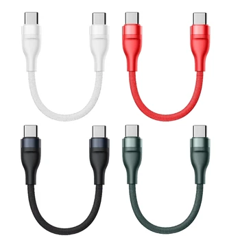 Krátky USB C do USB C Kábel,Typ C Nabíjací Kábel Rýchlo 66W pre PadPro 2020, PadAir4 Prepínače a Viac