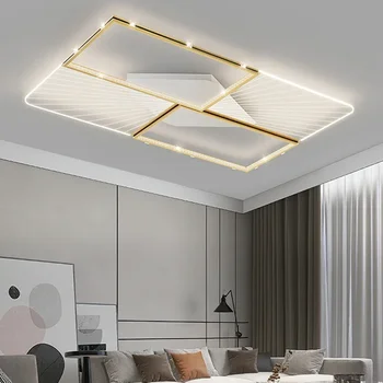 Lampa v Obývacej Izbe Jednoduché Moderným Pravouhlým Nové Elegantné, Ľahké Luxusné Nordic Led Spálňa Izba Stropné Lampy