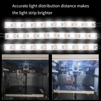 LED Svetlá Pásy 3D Tlačiareň LED Svetlá Pre Bambu Lab X1/P1P 3D Tlačiarne Nepremokavé Svetlá Príslušenstvo