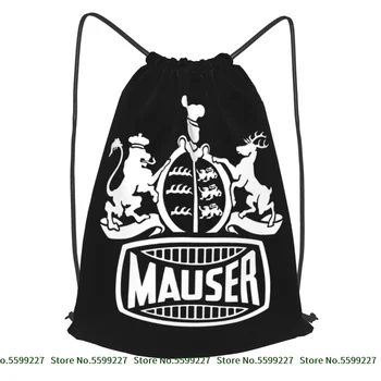 Mauser Logo Epson Šnúrkou Batoh Tlač Tvorivé Gymnast Taška Veľkú Kapacitu, Športová Taška
