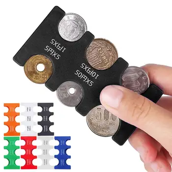 Mince Dávkovač Mince Zber Kabelke Peňaženku Organizátor Držiak Pre Auto Mince Meniča Držiak Na Prenosné Euro Mince Držiteľa Úložný Box