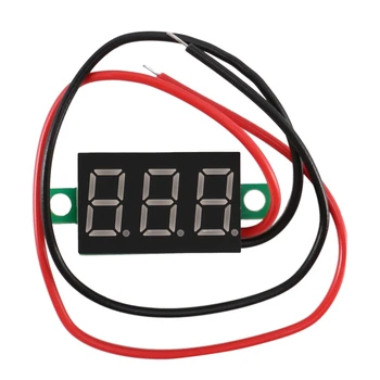 Mini Digitálny Voltmeter LED Napätie Panel Displeja Meter 3.3-30V Zelená LED