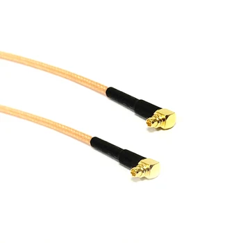 Modem Koaxiálny Kábel, MMCX Muž Plug Pravom Uhle k MMCX Muž Pravý Uhol Konektora RG316 Kábel 15 cm 6