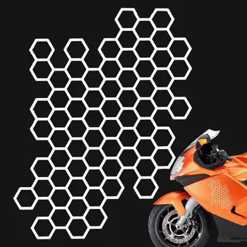 Motocykel Nálepky Tvorivé Honeycomb Tela, Dekorácie, Nálepky Na Auto Prerobit Tvorivé Telo Nálepky Auto Vonkajšie Príslušenstvo