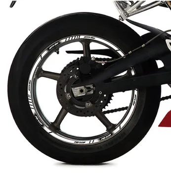 Motocykel vnútorné koleso Nálepky Tvorivé rim reflexné dekorácie moto obtlačky okraj fólie Pre KAWASAKI ER-6F er6r