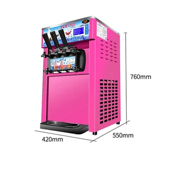 Najnižšia Cena Komerčné Použitie Soft Ice cream robiť stroj/ ice cream stroj maker