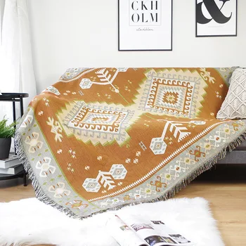 Nordic Bežné hodiť deka na posteľ, gauč uterák boho geometria vonkajší deka Cestovné piknik mat dekorácie gobelín domov koberec