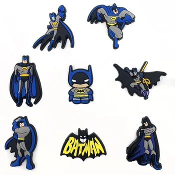Nové 8pcs Batman Série Obuvi, kľúčové tlačidlá pre Crocs DIY Obuvi Dekorácie, Obuvi, Doplnkov pre Sandál Zdobia Deti Darčeky