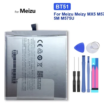 Náhradné Batérie Pre Meizu Meizy MX5, M575M, M575U, 3150mAh, BT51, BT-51, S Sledovať Kód