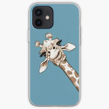 Náčrt Žirafa Umenie Iphone Tvrdý Prípade Telefón Prípade Prispôsobiteľné pre iPhone X XS XR Max 11 12 13 14 Pro Max Mini 6 6 7 8 Plus