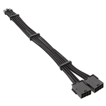 OFBK Dual PCIe 8Pin Žena na 12Pin Muž GPU Napájací Adaptér Kábel pre RTX3070 90