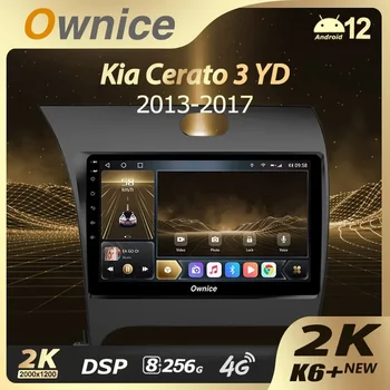 Ownice K6+ 2K pre Kia Cerato 3 2013 - 2017 Auto Rádio Multimediálny Prehrávač Videa Navigáciu Stereo GPS Android Č. 12 2din 2 Din DVD