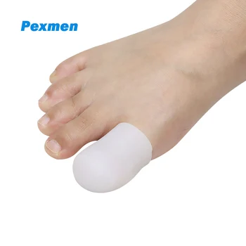 Pexmen 2 ks Big Toe Čiapky Gél Prst Zahŕňa Ochranu Prst z Odreniny Zarastaniu Nechtov Corns a Pľuzgiere na Starostlivosť o Nohy Chrániče