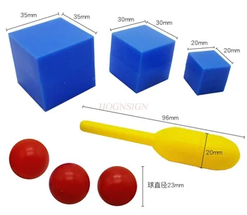 Plávajúce blok Kocky rovnakej hmotnosti ale rôzne objemy Guľôčky rovnakej hlasitosti a rôznych hmotností Boja Plávajúce blok