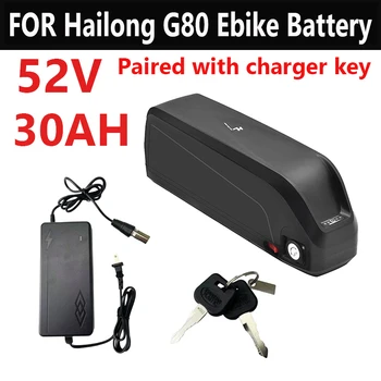 Pre Hailong 52V 30AH G80 elektrický bicykel, batéria 18650 batéria s USB portom
