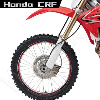 Pre Honda CRF 450R 450X/L CRF250R/X/L/F CRF230L/F 300L Motocyklové Pneumatiky Vnútorný Krúžok Reflexný Prúžok Nálepky Nepremokavé Obtlačky