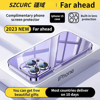 Pre iPhone 15 Pro Max Telefón prípade, Nový High-end luxusný iphone 14plus 12 13All-inclusive anti-jeseň ultra-tenký ochranný kryt, taška