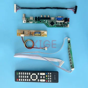Pre LP141WP1 N141C1 N141C3 LCD Ovládač Radiča Palube 30 Pin LVDS VGA+HDMI+AV+USB+IR Auta DIY TV Analógový Monitor 1CCFL 1440*900