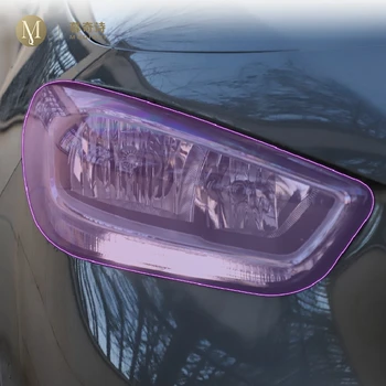 Pre Mercedes-Benz Triedy-B W247 2020-2023 Auto Exteriéru Film TPU PPF Svetlomety Ochranný film Proti poškriabaniu Opravy membrány Údené