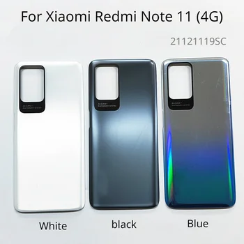 Pre Xiao Redmi Poznámka 11 4G Batériu Späť Zadný Kryt Dvere Bývanie Na Realme 21121119SC Batérie, Zadného Krytu Výmena