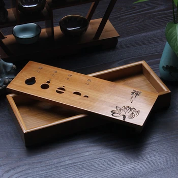 Prírodné Drevo, Bambus puer Čaj Zásobník,Kung Fu Čaj nastaviť izba Rada tabuľka Čínskej tradičnej kultúry obrad nástroje Čaj Nastaviť