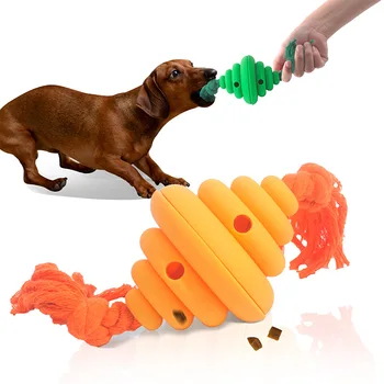 Psov loptu honeycomb tvar anti-slza lano interaktívne ďaleko hádzať vonkajšie hračky