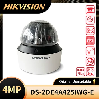 Pôvodné Hikvision PTZ DS-2DE4A425IWG-E 4-palcový 4MP IP66 IČ dohľadu 25X POE Napájaný darkfighter Sieti IR Speed Dome