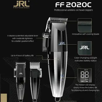 Pôvodné JRL 2020C 2020T Profesionálne strojčekov na strihanie vlasov,，nástroje pre kaderníctvo，pre človeka zastrihávač 7200 ot. / MIN.