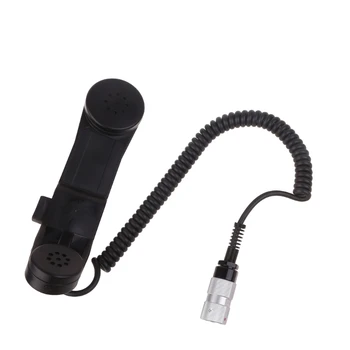 Ručný Mikrofón Intercom 6 Pin pre/PRC152 AN/PRC148 Walkie obojsmerná Rádiová