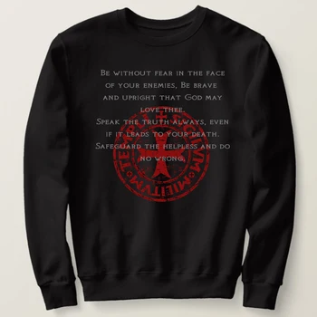 Rytieri Templar Sigil Kresťanských Bojovníkov Prísahu, Mikiny Nové 100% Bavlna Pohodlné, Ležérne Pánske Módne Streetwear
