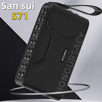 SANSUI S71 Bluetooth, Reproduktory, FM Rádio, HI-FI Subwoofer Podporuje Slúchadlový Výstup USB Disk TF Kartu, AUX Caixa De Zvuk Bluetooth
