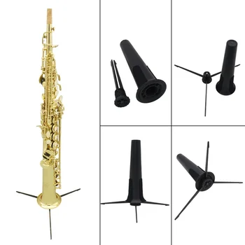 Saxofón Statív Stojí Prenosný Skladací Pevného Plastu Železa Držiak Pre Oboe Flauta, Klarinet Rovno Saxofón Strunový Nástroj