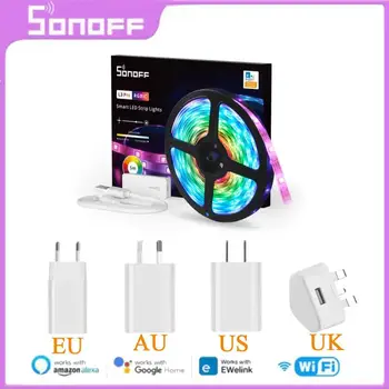 SONOFF L3 Pro 5M WiFi Smart LED Pásy Svetla Flexibilné RGB Svetla Dekorácie LED Lampa Pásky Smart Home Pracovať S Alexa Domovská stránka Google