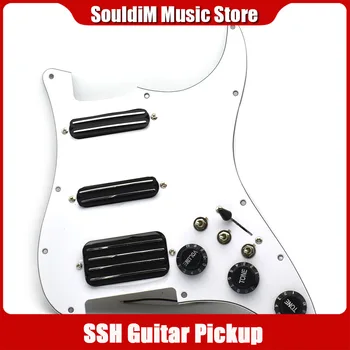 SSH Elektrická Gitara Pickguard Vyzdvihnutie 2 Mini Humbucker s Coil Pickup Singlecut Prepínač High Output Naložené Prewired Scratchplate