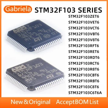 STM32F103C8T6 STM32F103CBT6 STM32F103RCT6 STM32F103RFT6 STM32F103VCT6 STM32F103RET6 STM32F103C6T6 STM32F103 STM32 čipu ic
