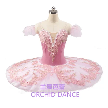 Suger Slivka Farba Vysokej Kvality, Profesionálne Dospelých Dievčatá Ružové Balet Tutu Kostýmy
