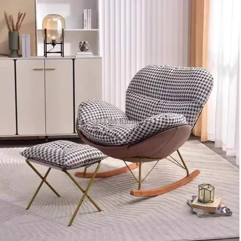 Svetla a Dekorácie Nordic Hojdacia Stoličky Vonkajšie Deckchair Office Minimalistický Biela Luxusné Lehátko Jardin Nábytok do Obývacej Izby