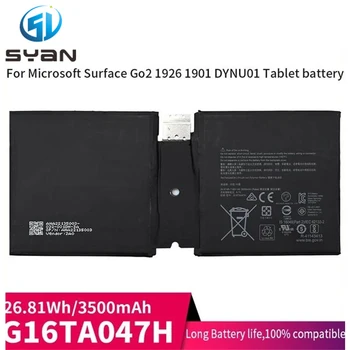 SYan 1901 1926 Notebook Batéria Pre Microsoft Surface Ísť 2 Tablet PC Batérie 7.66 V 26.81 Wh 3500mAh G16TA047H DYNU01