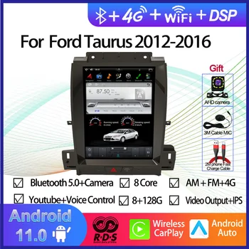 Tesla Štýl Android 11 Auta GPS Navigácie Pre Ford Taurus 2012-2016 Wifi, BT Auto Rádio Stereo Prehrávač Multimediálnych súborov
