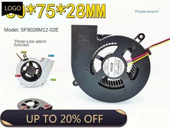Toshiba SF8028M12-02E funkcia budíka 8CM projektor 8028 turbo ventilátor 12V 0.2 ventilátor