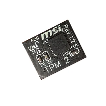 TPM 2.0 Šifrovanie Ochranný Modul Vzdialenej Karty 12 Pin SPI TPM2.0 Ochranný Modul pre MSI Doska