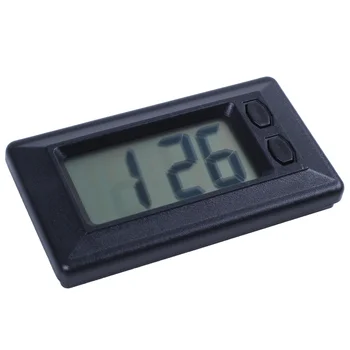 Ultra-tenký Digitálny Displej LCD Vozidla Auto Tabuli Hodiny s Kalendárom v Pohode