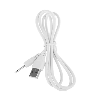 USB 2,5 MM Aux Konektor Samec na Male Viesť Jack Adaptér Converter Dátový Kábel pre Mini Mono Reproduktor Napájanie Nabíjačky