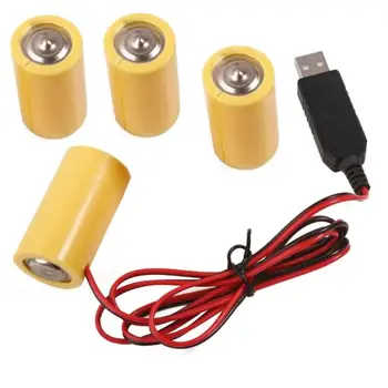 USB Power Converter, Batériu Vymeňte 4pcs 1,5 V LR14 C Dropship